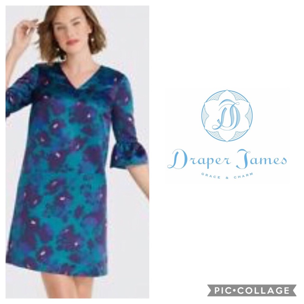 🎉Host Pick🎉Draper James Teal Cutout Floral